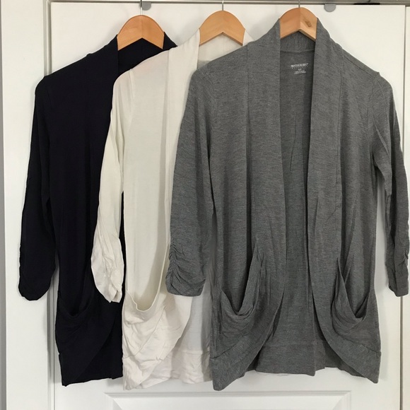 Motherhood Maternity Sweaters - Set of 3 maternity cardigans